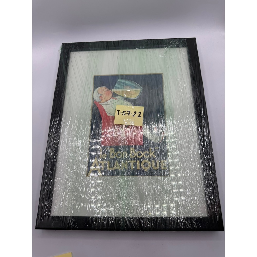 Leonetto Cappiello Le Bon Bock Atlantique Framed Vintage Ad Art Print 11x14 - Picture 12 of 12